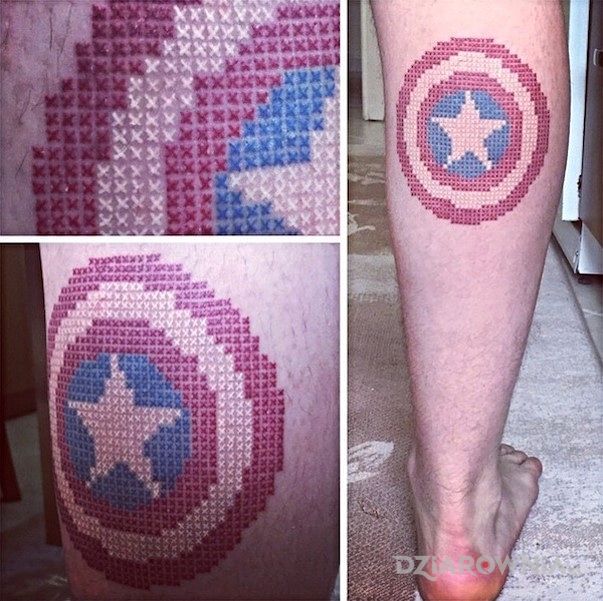 Tatuaż kapitan ameryka - pozostałe