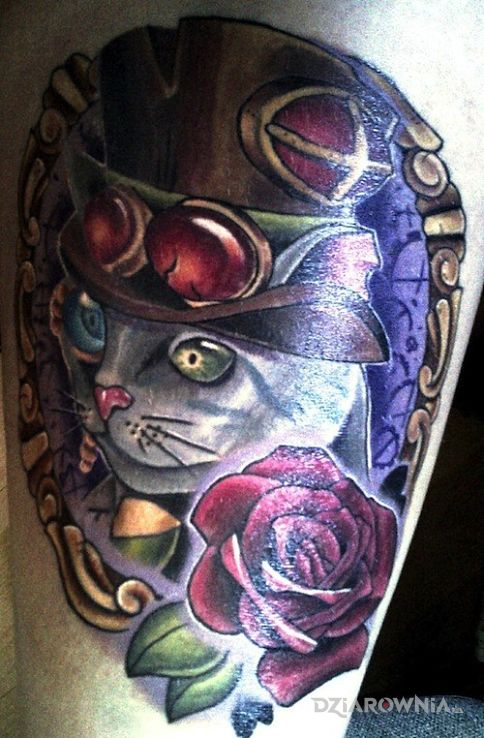 Tatuaż sir kot - zwierzęta