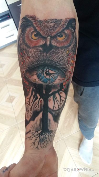 Tatuaż skonczony - zwierzęta