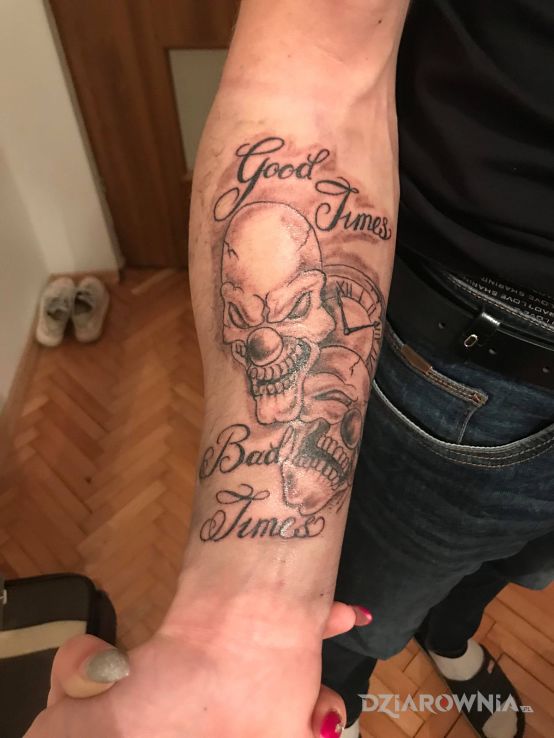 Tatuaż pierwszy tattoo - twarze