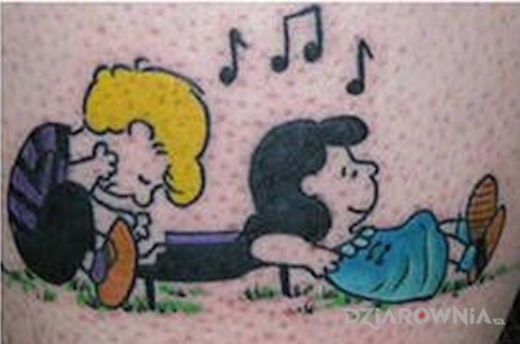 Tatuaż fistaszki - postacie