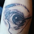 Tatuaż zrobiony na Warszawskich targach motocyklowych