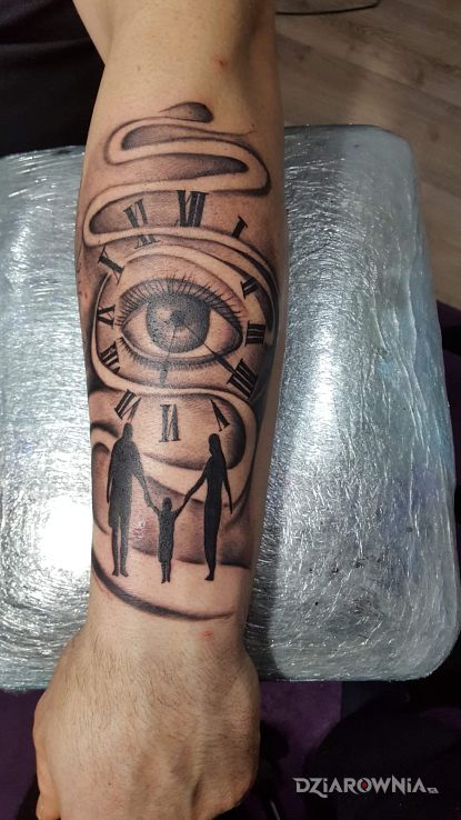 Tatuaż  rodzinny - rękawy