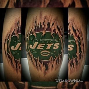 Tatuaż new york jets - pozostałe