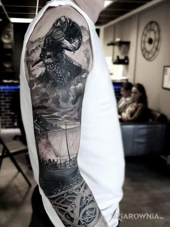 Tatuaż wikings - postacie