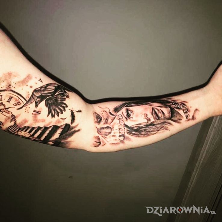 Tatuaż kolejny - dotwork