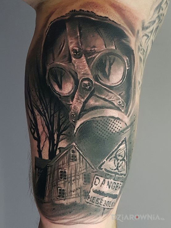 Tatuaż gas mask - pozostałe