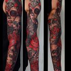 Santa Muerte czerwone