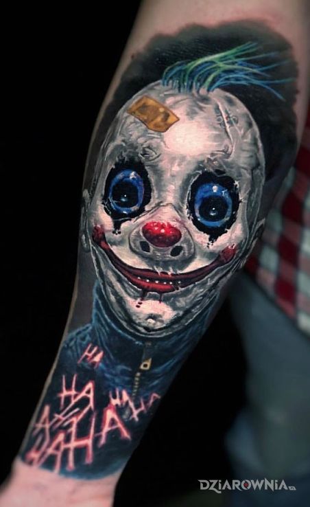 Tatuaż ty klaunie - postacie