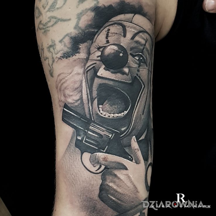 Tatuaż clown2 - postacie