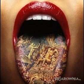 Dzieło sztuki na języku