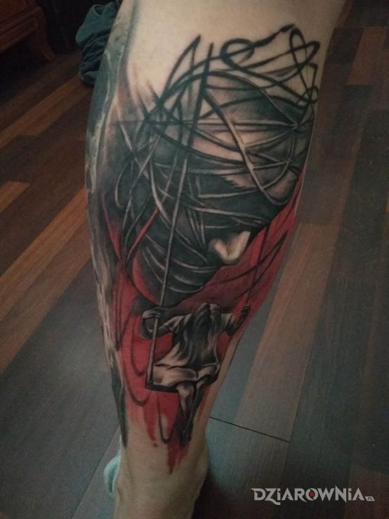 Tatuaż strach - realistyczne