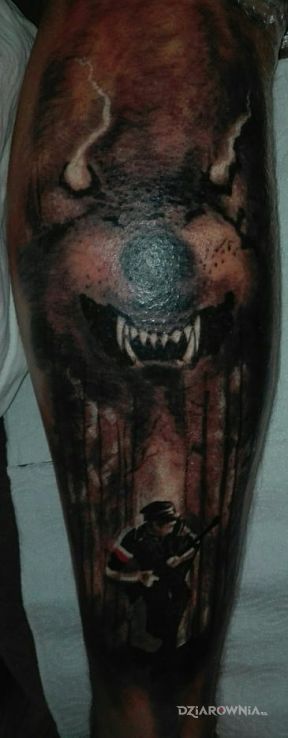 Tatuaż żołnierz wyklęty - patriotyczne