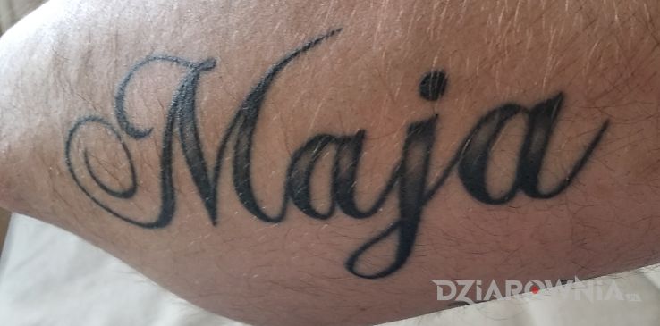 Tatuaż maja - napisy