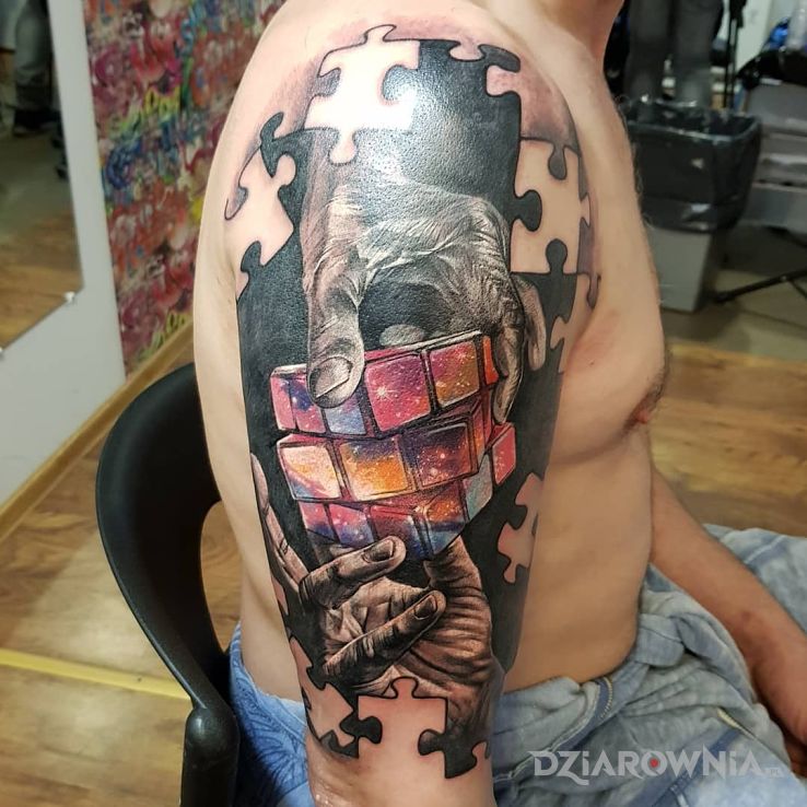 Tatuaż rubik - pozostałe