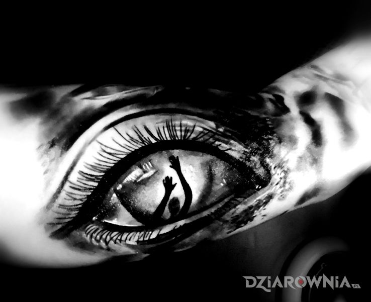 Tatuaż oko - demony