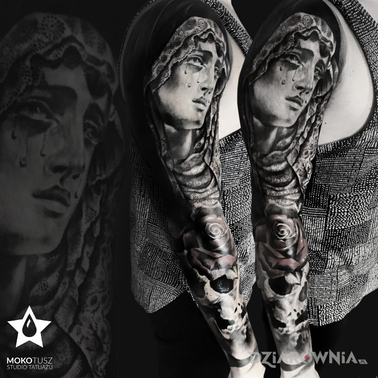 Tatuaż anioły i demony - postacie