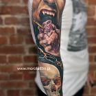 Rękaw kolorowy horror