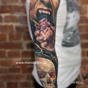 Rękaw kolorowy horror