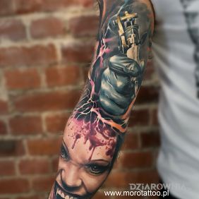 Rekaw kolorowy horror/wampir