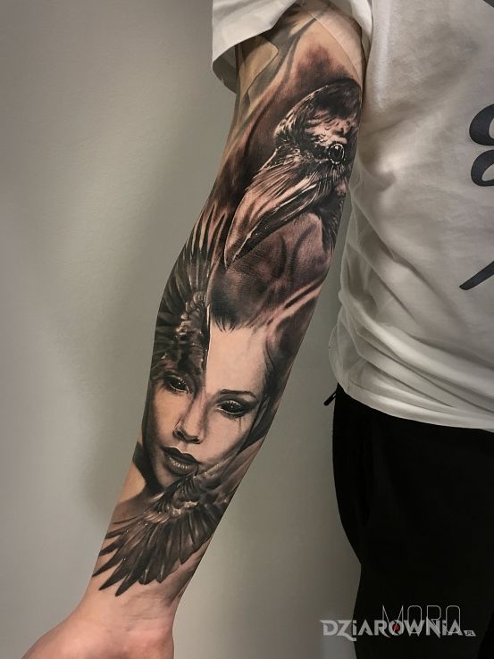 Tatuaż rekaw - demony