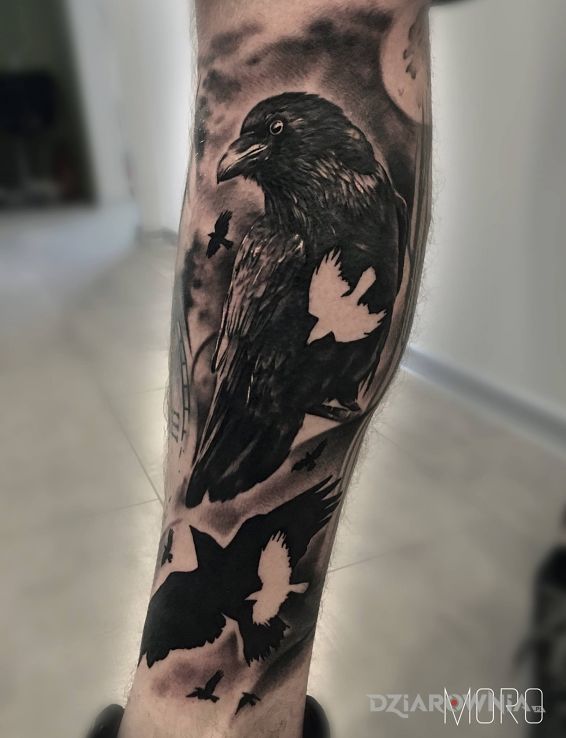 Tatuaż kruki od igoryoshi - postacie