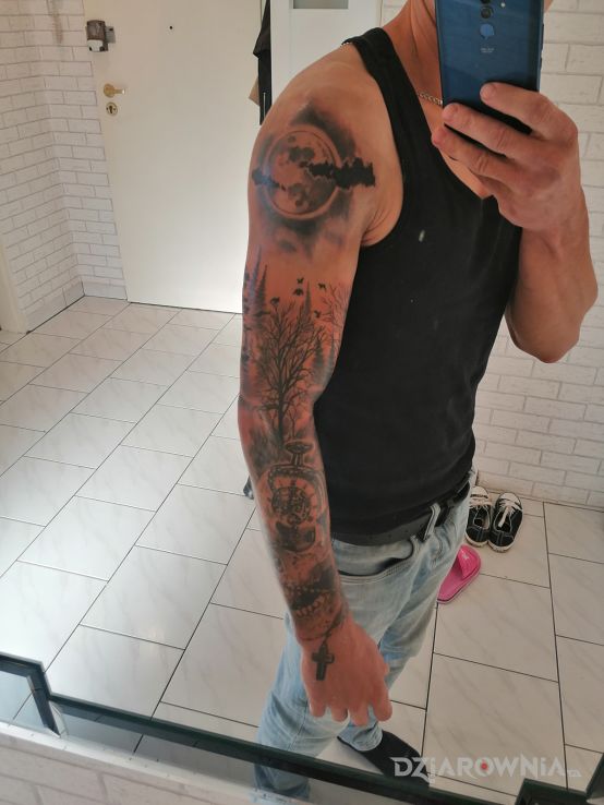 Tatuaż rekaw - rękawy